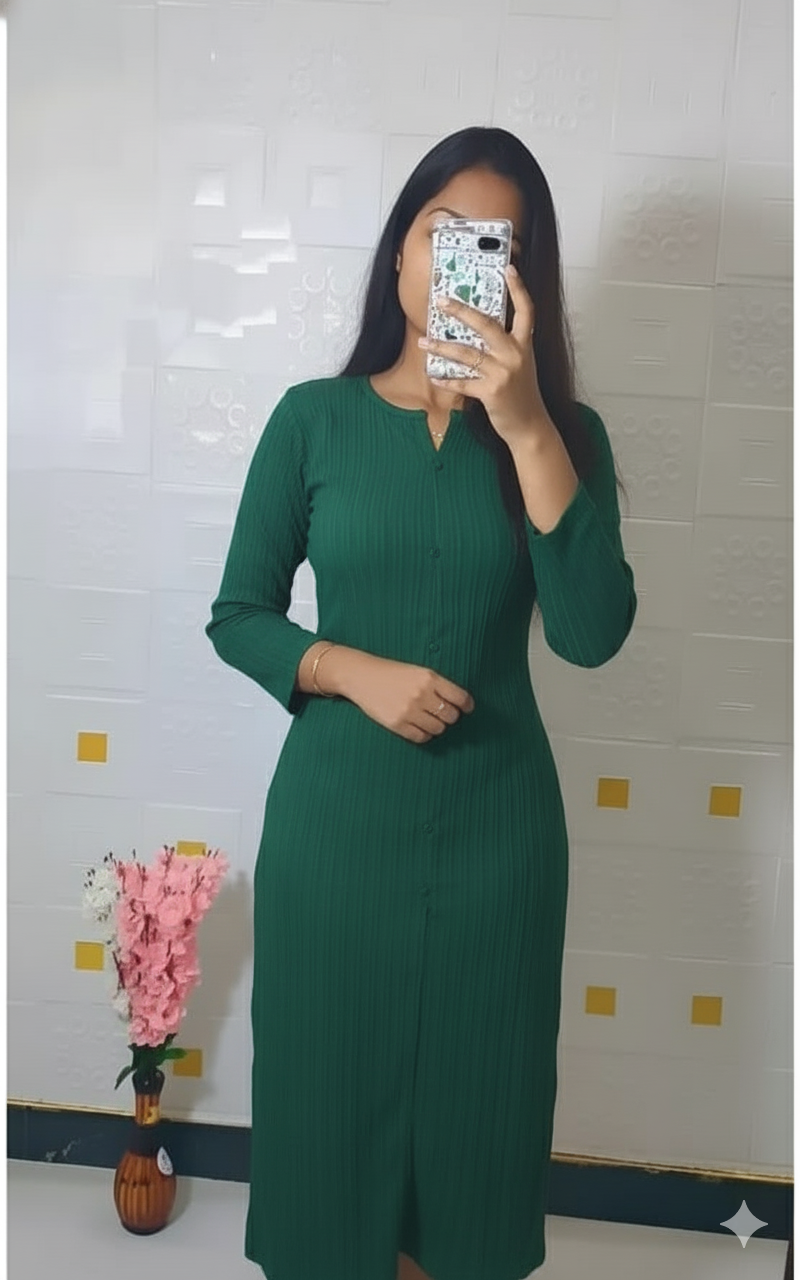 7 Popcorn kurtis (Random colors )