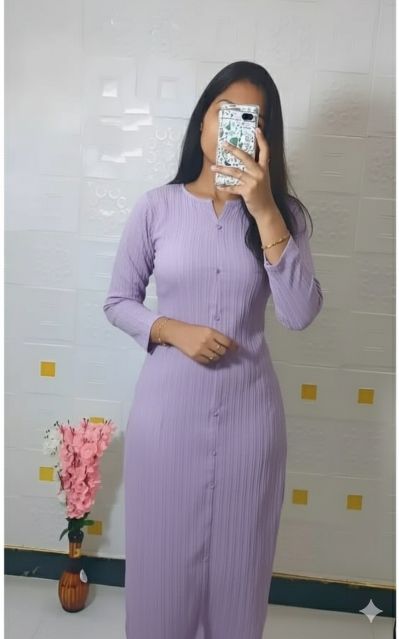 7 Popcorn kurtis (Random colors )