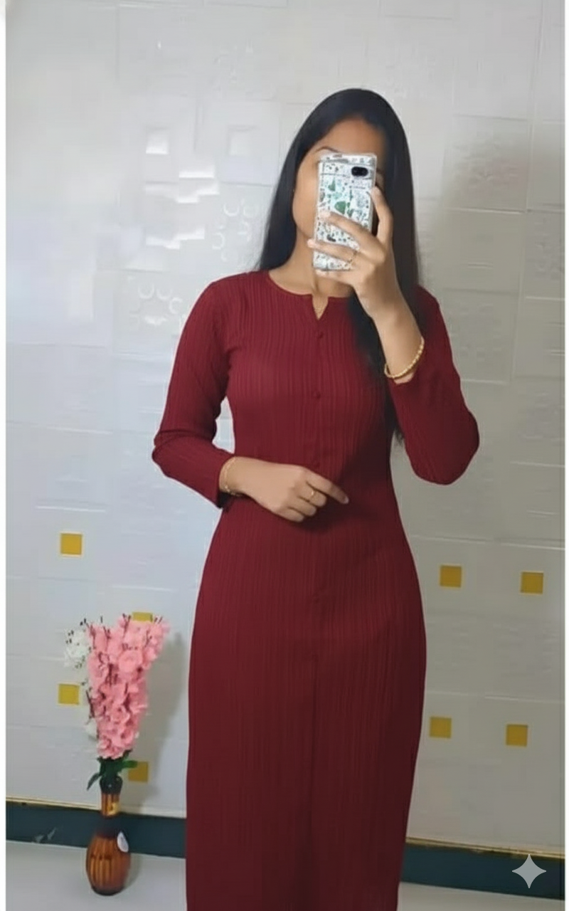 7 Popcorn kurtis (Random colors )