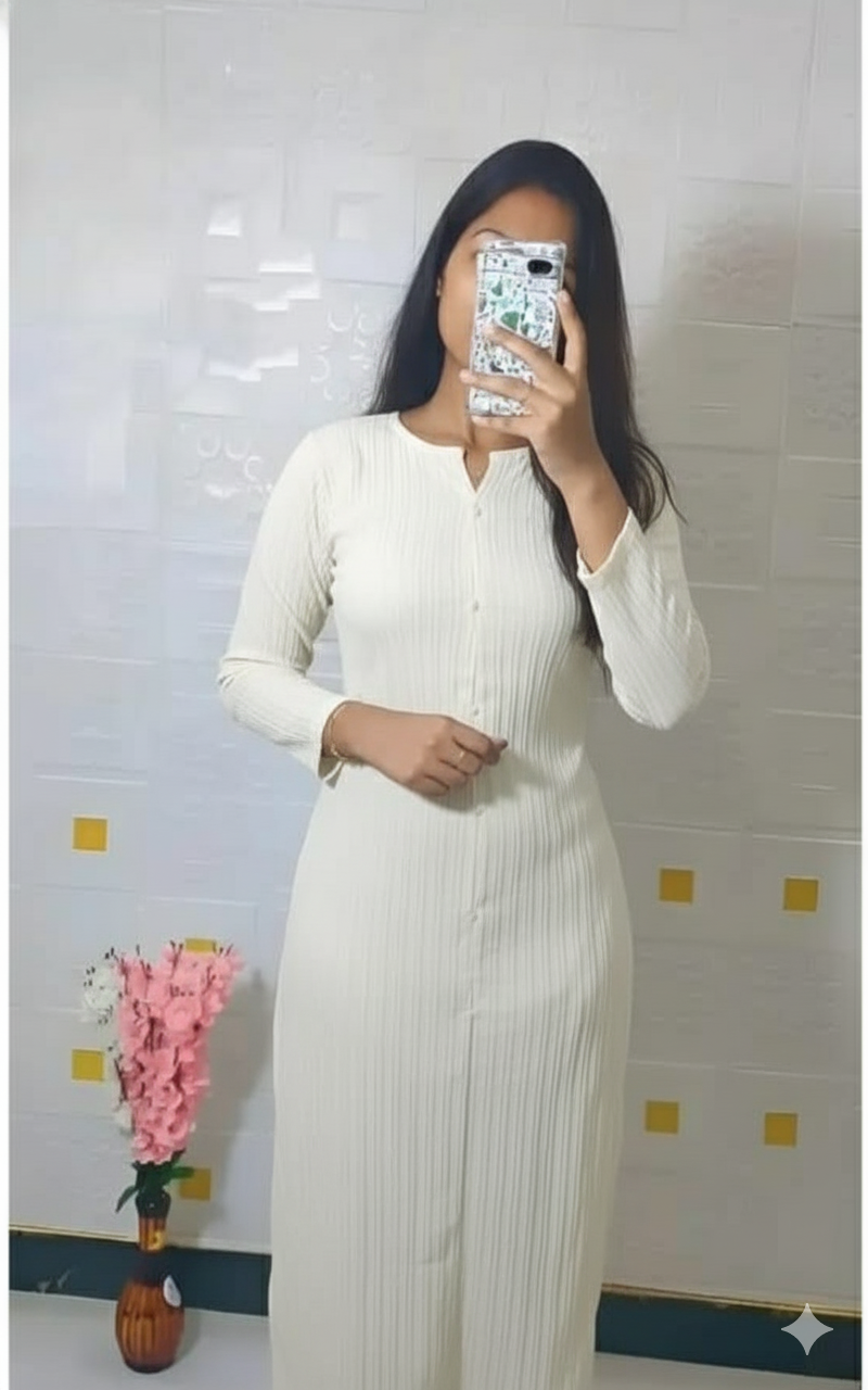 7 Popcorn kurtis (Random colors )