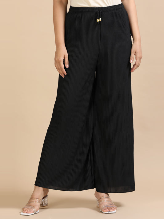 3 Popcorn palazzo pants