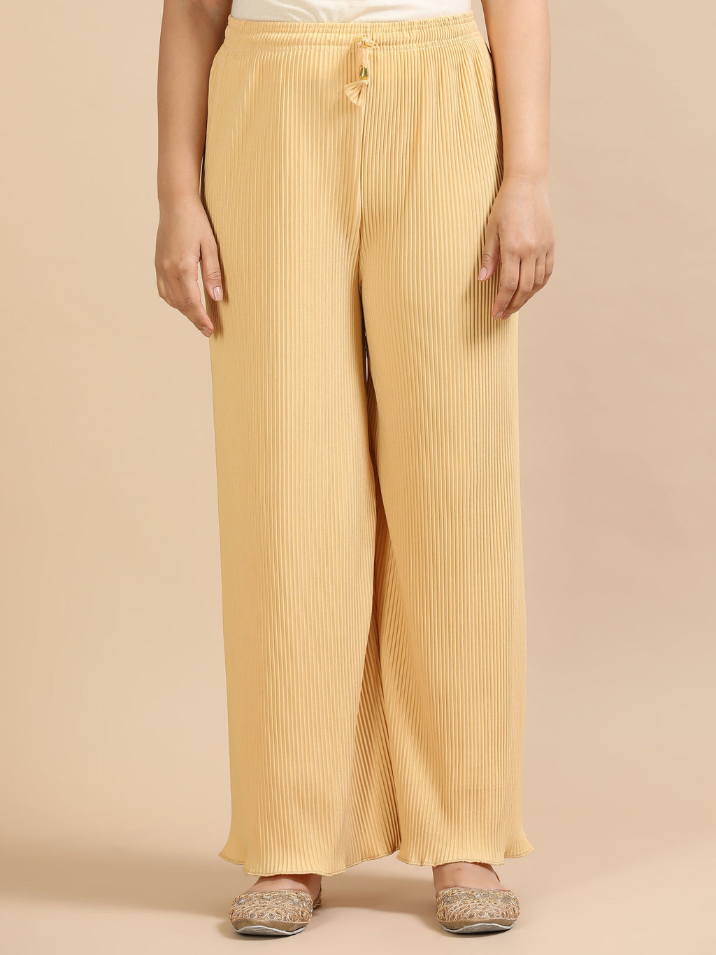 Popcorn palazzo pants