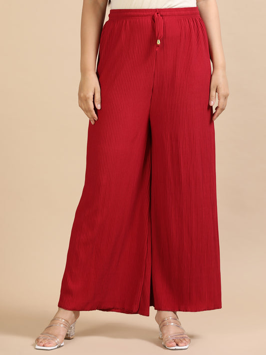 1 Popcorn palazzo pant