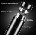 Smart Water Bottle with LED Temperature Display Bottle