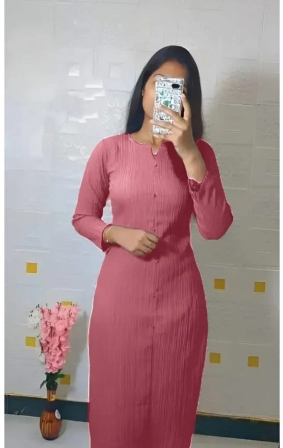 7 Popcorn kurtis (Random colors )