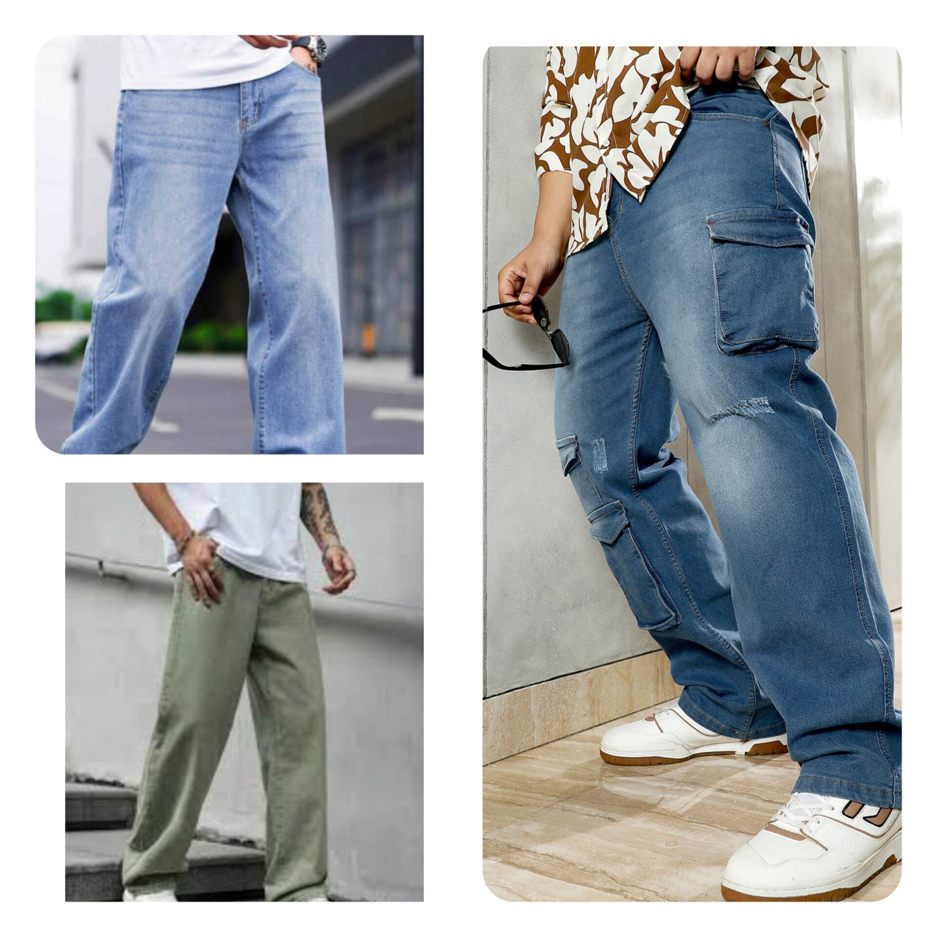 3 Mens jeans